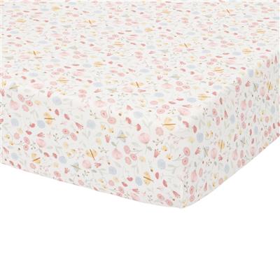 Fitted sheet bed flowers&butterflies