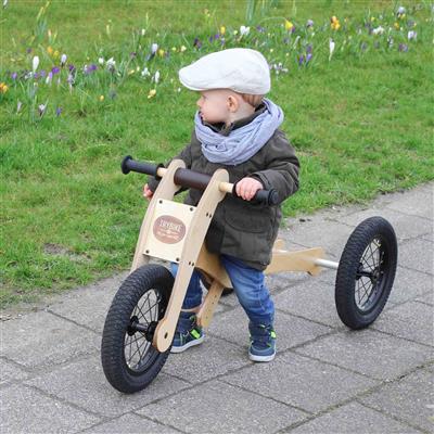 Loopfiets 2-in-1 (hout)