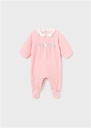 Tweedelige onesie in velours  New Born