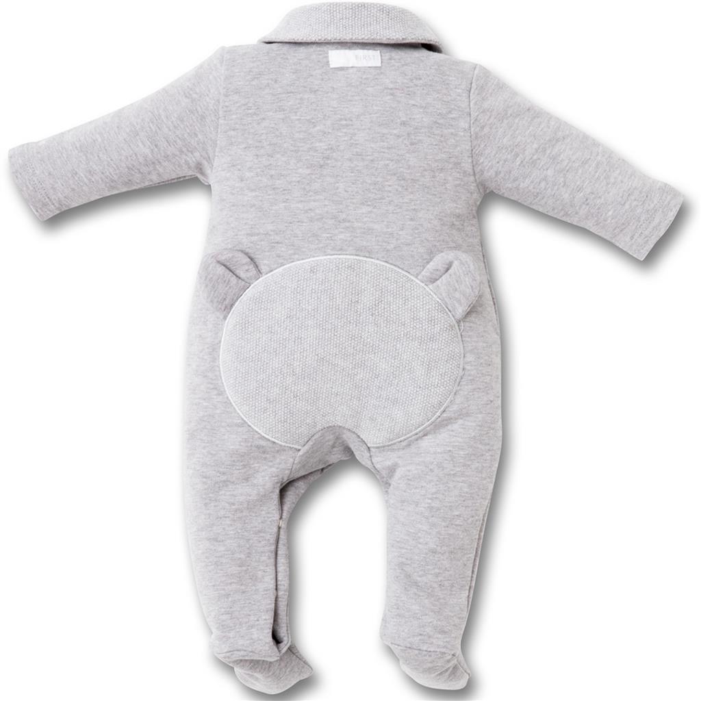 Baby suit teddyhead back