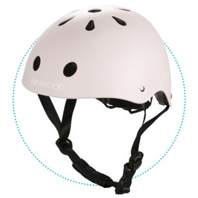 Casque de vélo rose