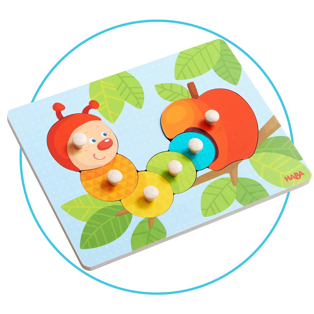 Insert puzzle caterpillar Mina