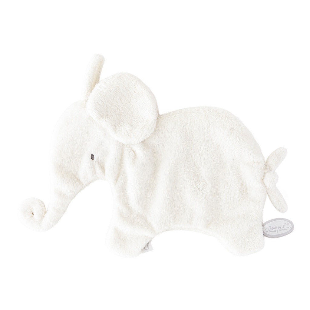 Pacifier cloth elephant Oscar white