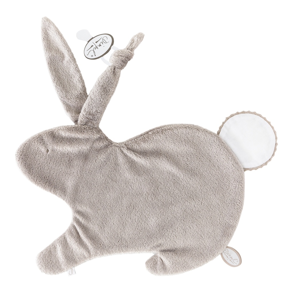 Doudou rabbit Emma classic gray-beige-white