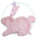 Doudou lapin Emma rose