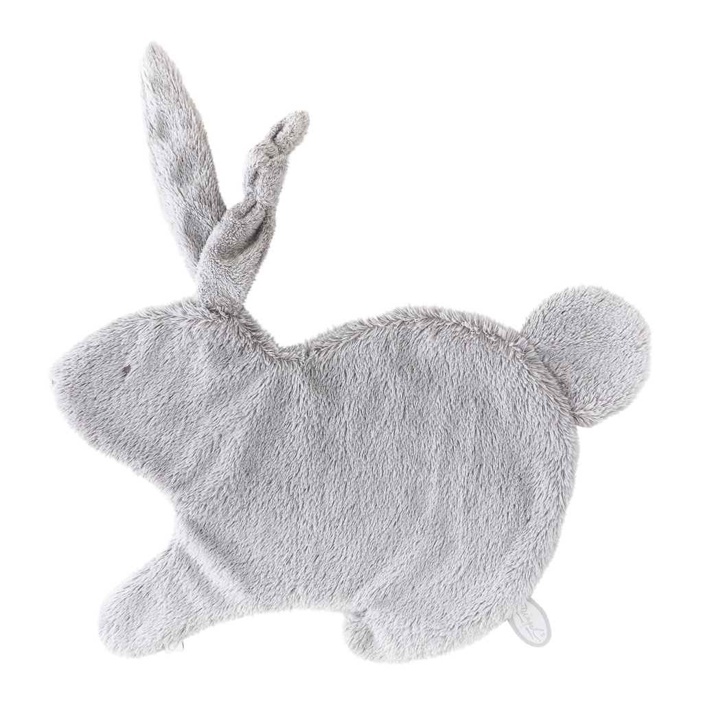 Doudou lapin Emma gris clair