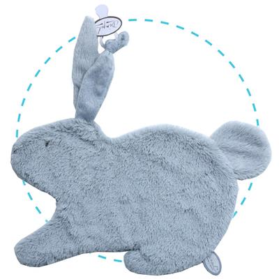 Doudou rabbit Emma blue