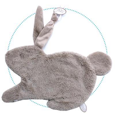 Doudou rabbit Emma (gray beige)