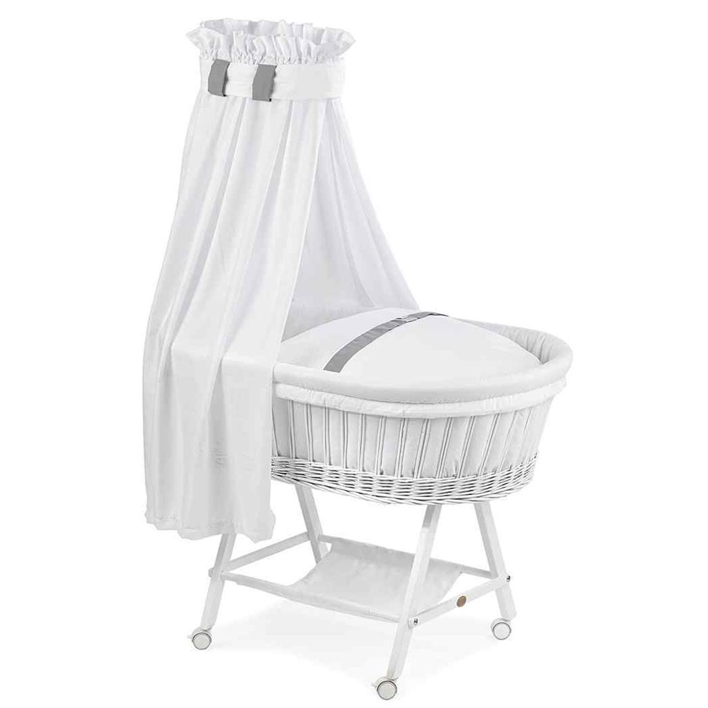 Cradle Lisa elegant wicker white Christiane