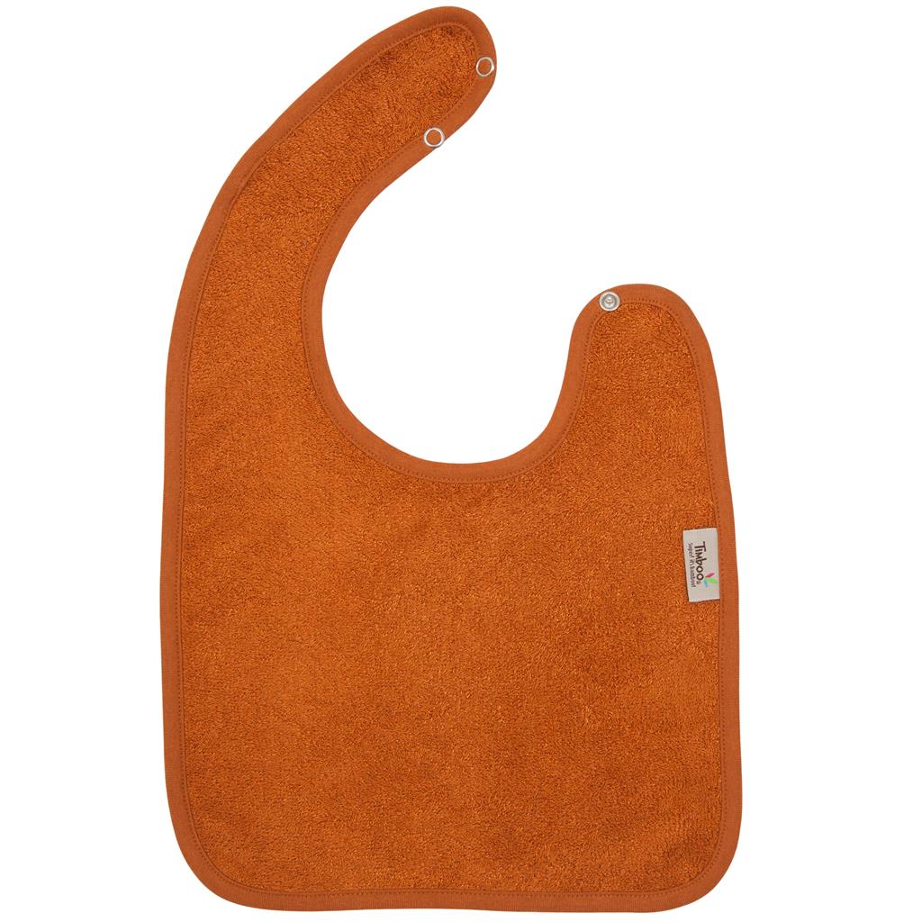 Bib with push button