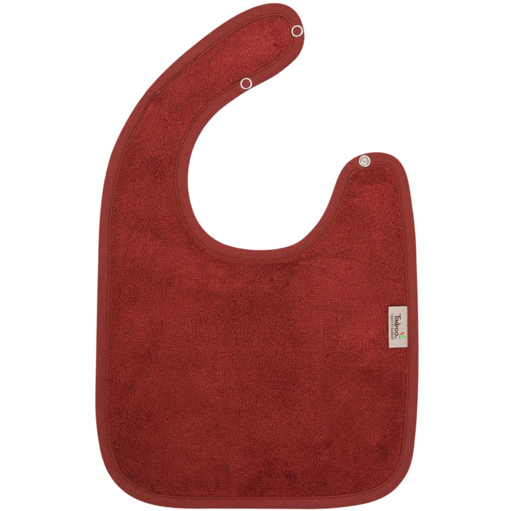 Bib with push button