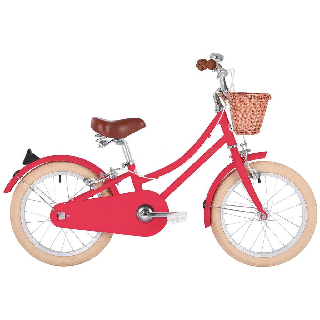 Fiets 16" gingersnap (incl mandje+wieltjes)