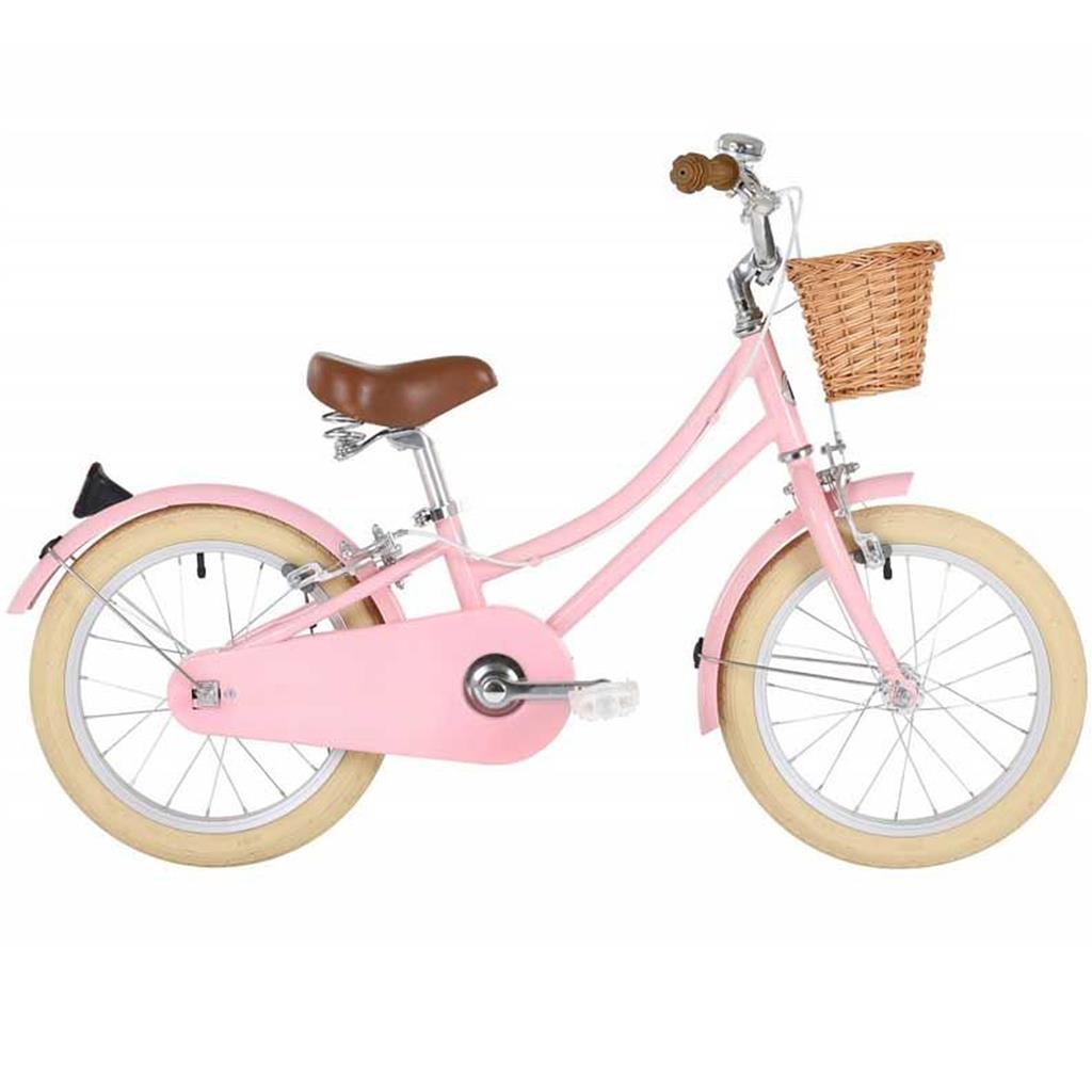 Fiets 16" gingersnap (incl mandje+wieltjes)