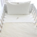 Donsovertrek bed en sloop (100x135cm)