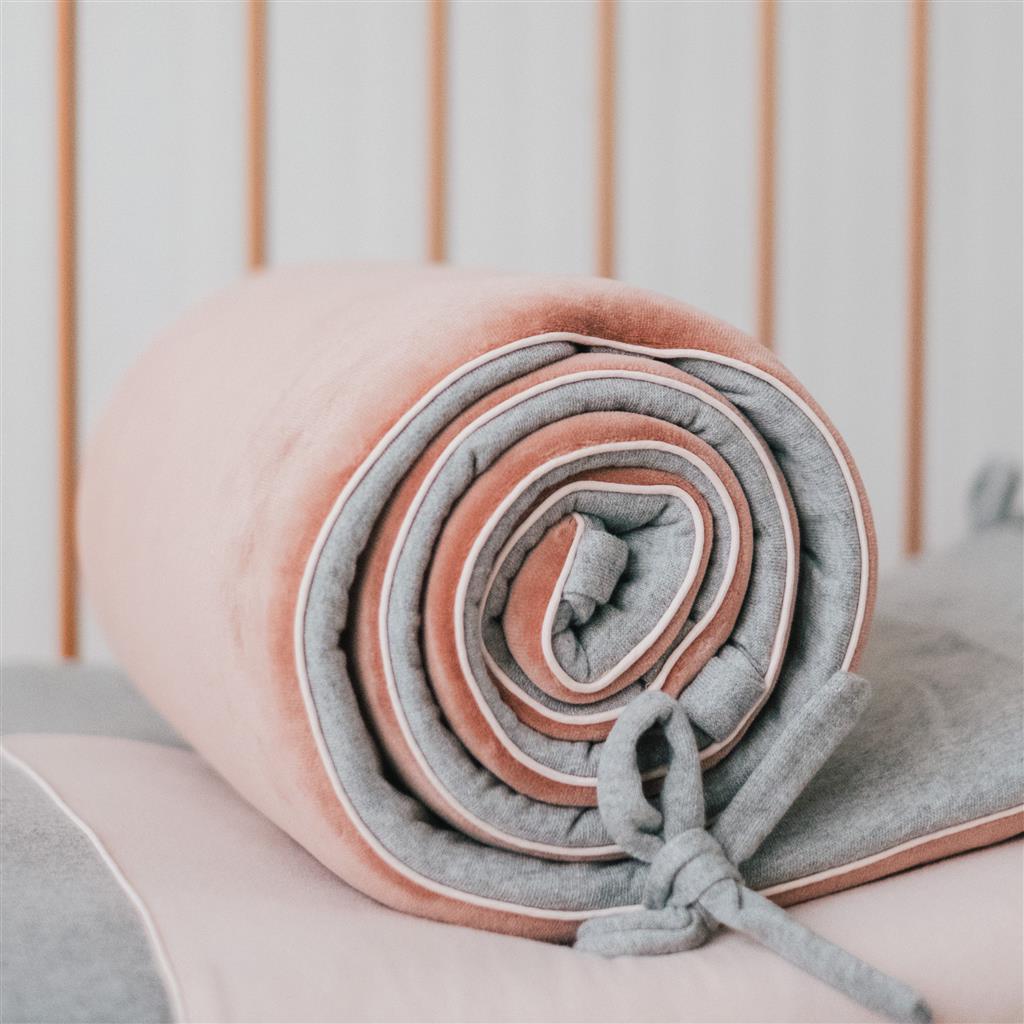 Parkomrander velours pink coco&pine