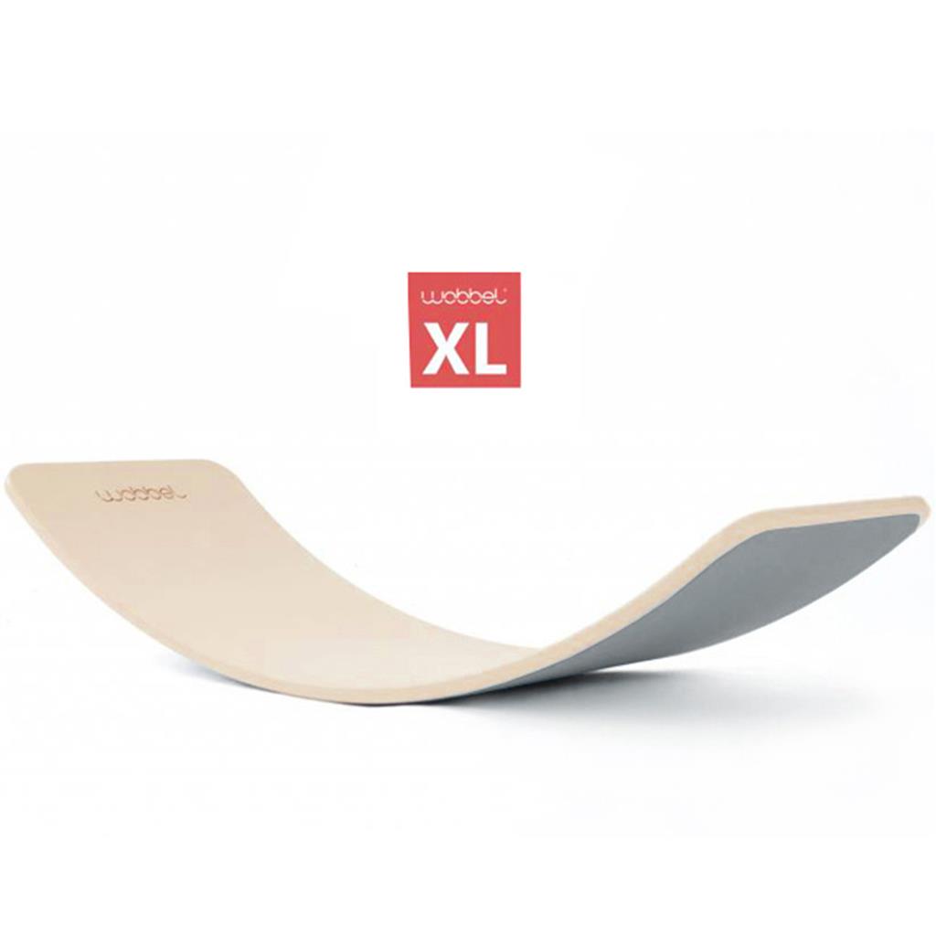 Balance board XL (clear lacquered with felt)