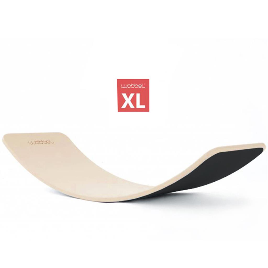 Balance board XL (clear lacquered with felt)