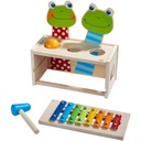 Music hammer bench frog concert