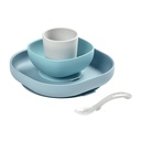 Eating set (4 pieces, silicone)