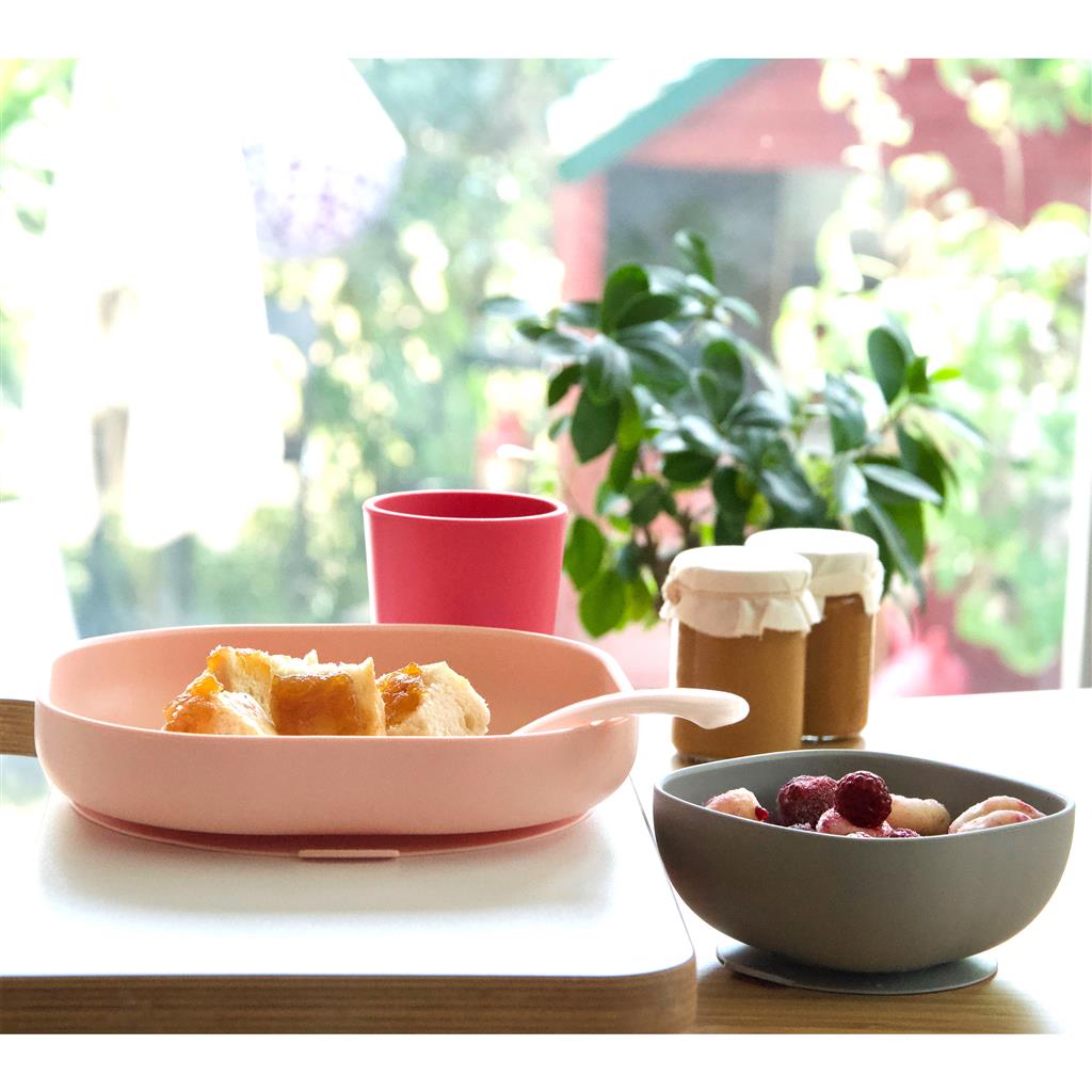 Eating set (4 pieces, silicone)