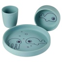 Eating set (silicone) sea friends