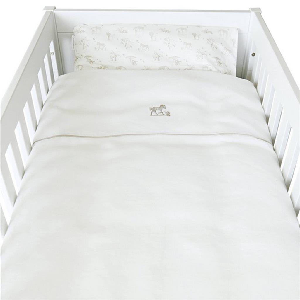 Donsovertrek bed en sloop (100x135cm)