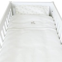 Donsovertrek bed en sloop (100x135cm)