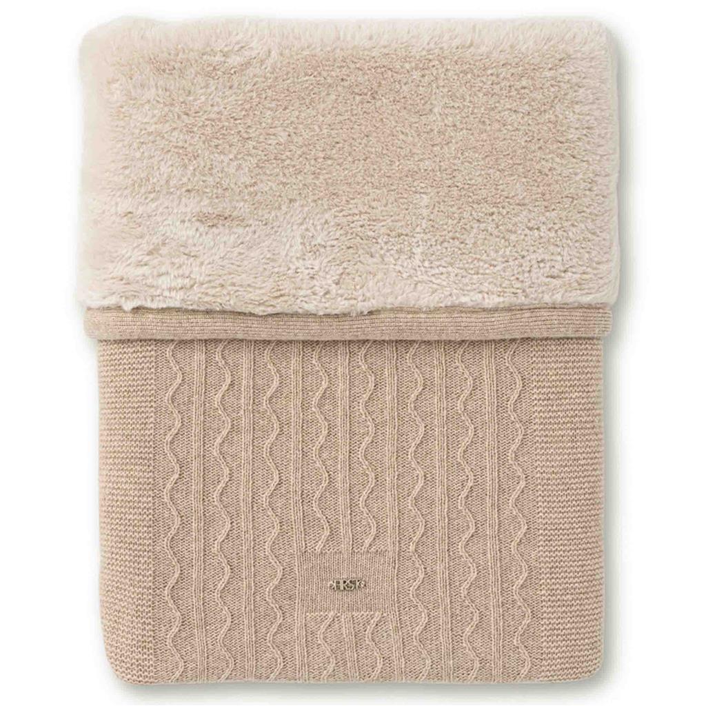 Blanket Lano (cashmere) ethnic white