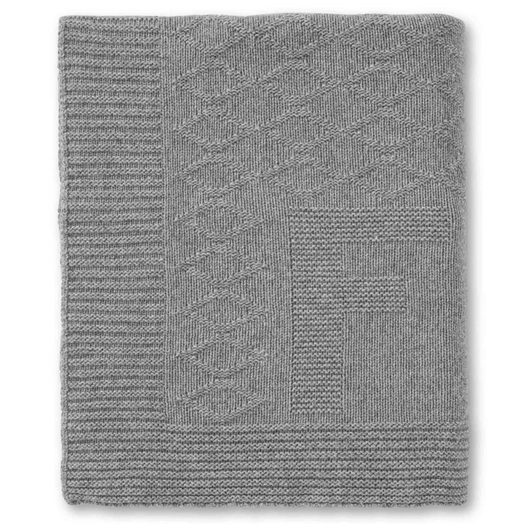 Couverture Lisa (laine/cachemire) gris sans fin