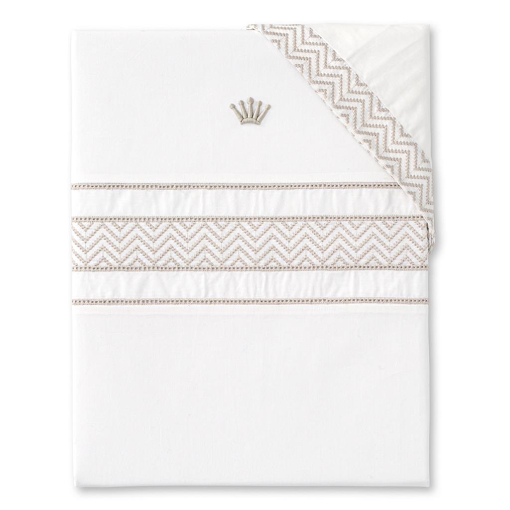 Enveloppe de couette Rosi ethnic white