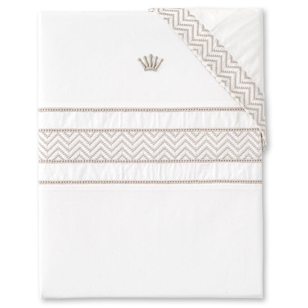 Enveloppe de couette Rosi ethnic white