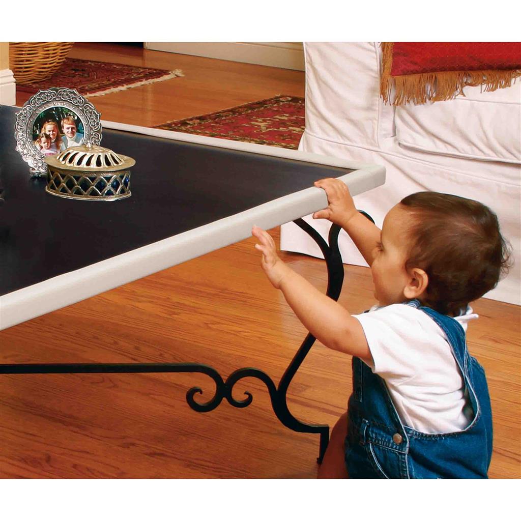 Bord de protection pour les tables (gris)