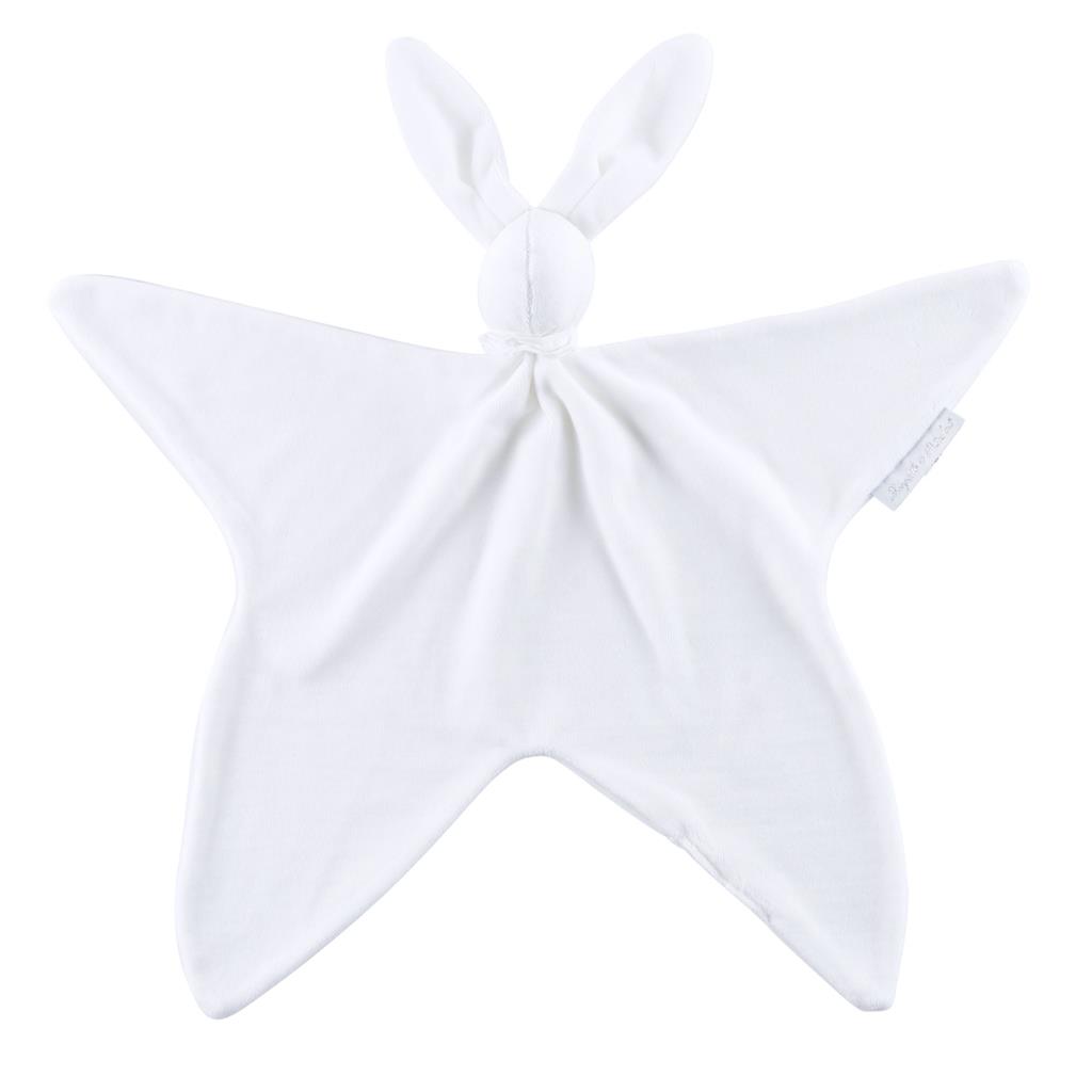 Knuffeldoekje – fluweel Cotton White