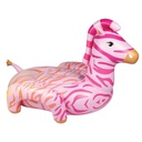 Air mattress deluxe ride-on float zebra