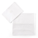 Laken bed (105x170cm) + sloop Cotton White