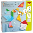 Lay game: colorful tangram mix