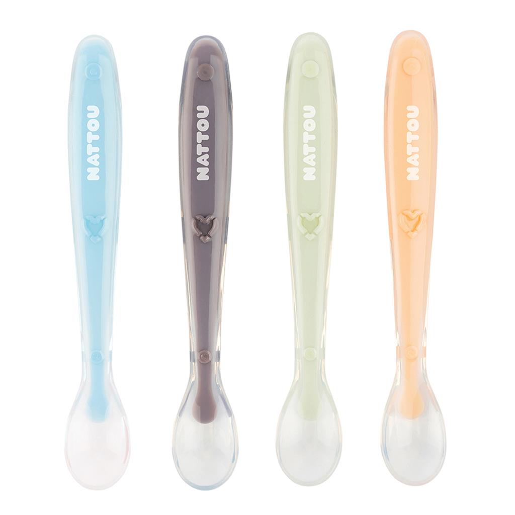 *Lepels (silicone, 4 stuks)