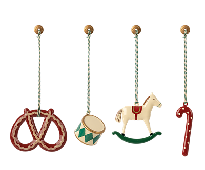 Metal ornament set - peter's christmas