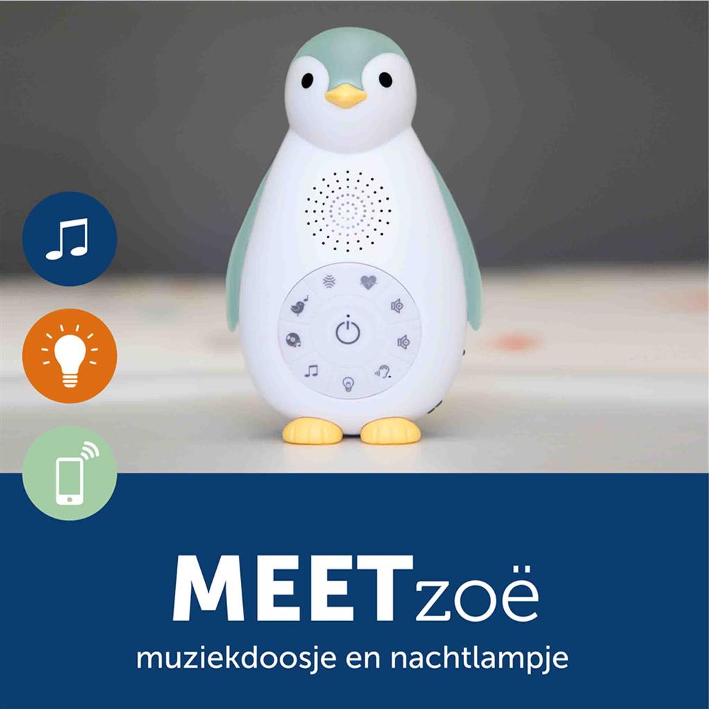 Night light (soundbox) penguin Zoë