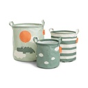 Storage basket (3pcs) Happy clouds