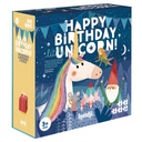 Puzzle joyeux anniversaire licorne