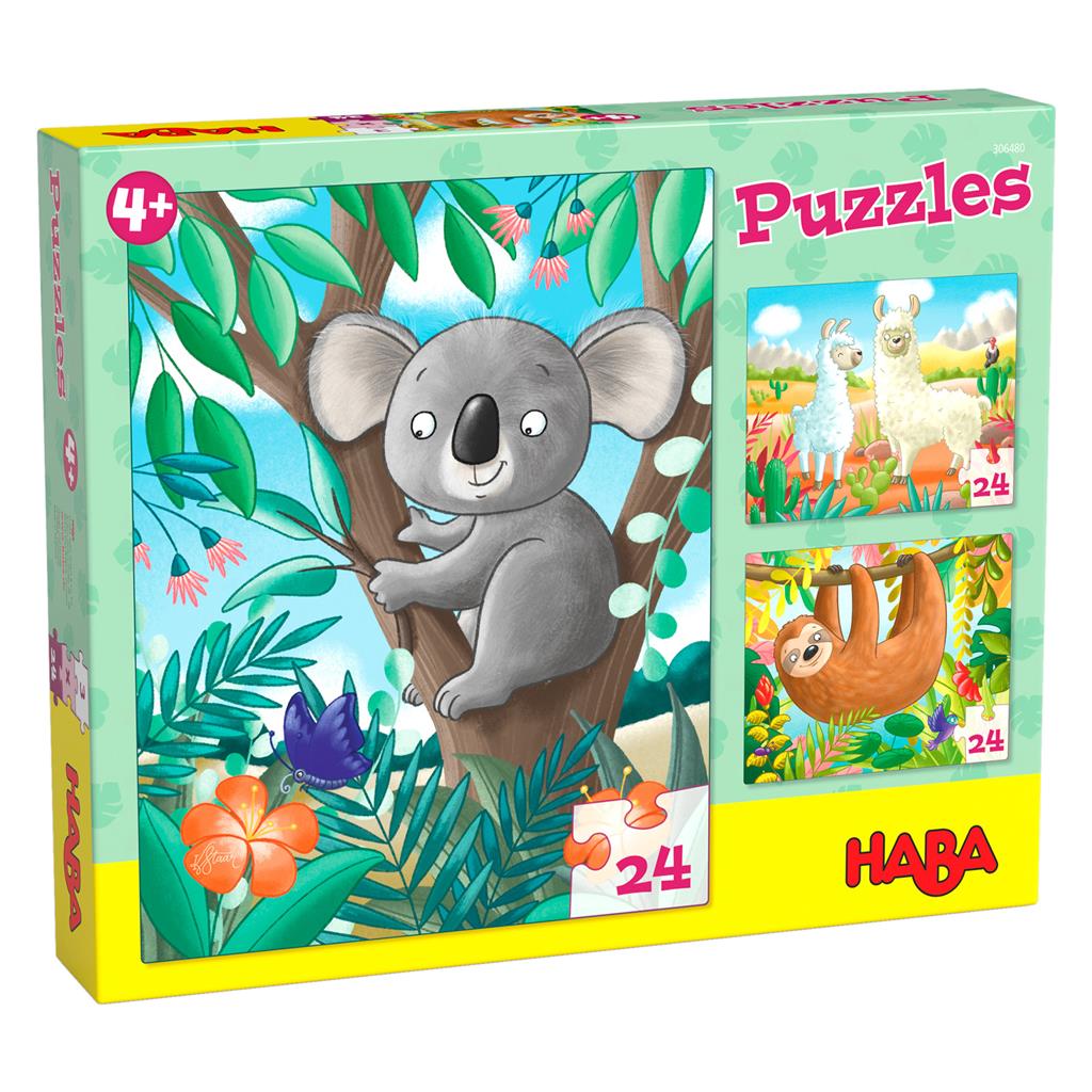 Puzzles : koala, paresseux & co