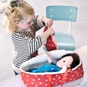 Travel cradle doll