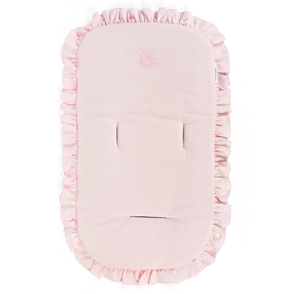 Inlegkussen + volant Cotton Pink