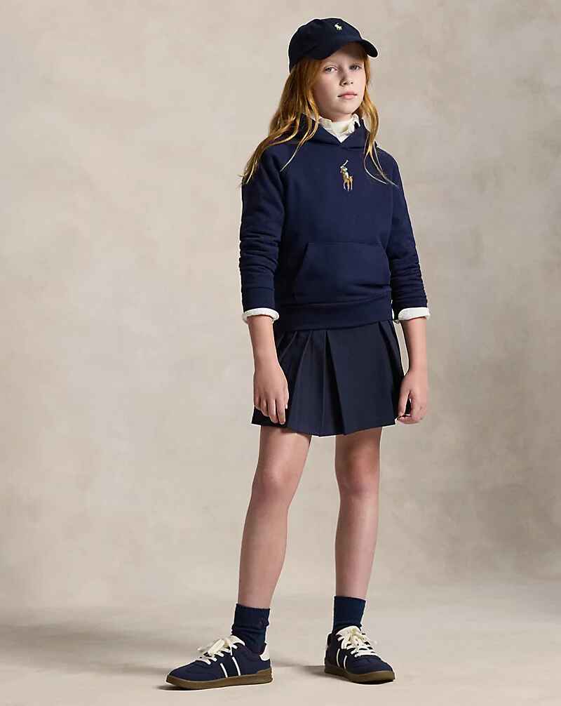Skort geplooide ponté (8j-18j)