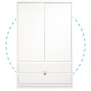 Placard 2 portes + 2 tiroirs Juin