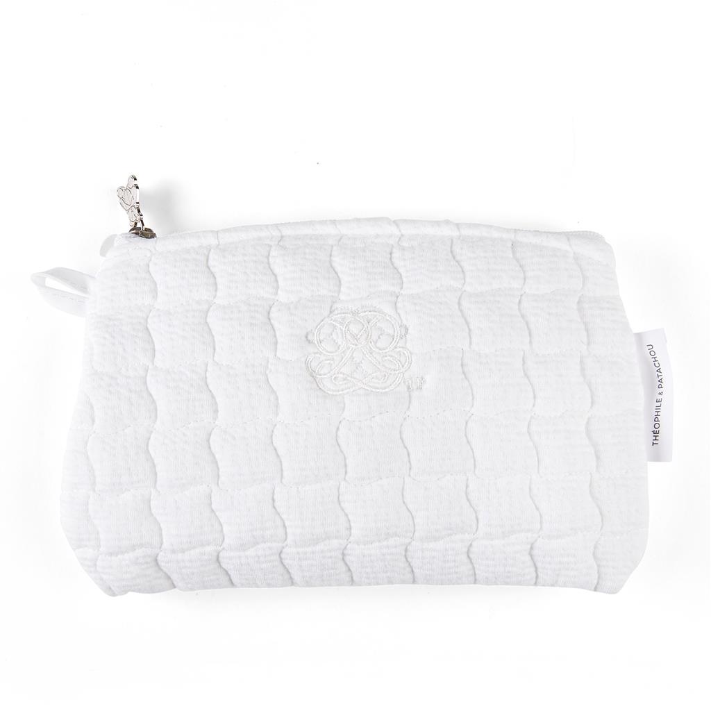 Platte tas – Gewatteerd Cotton White