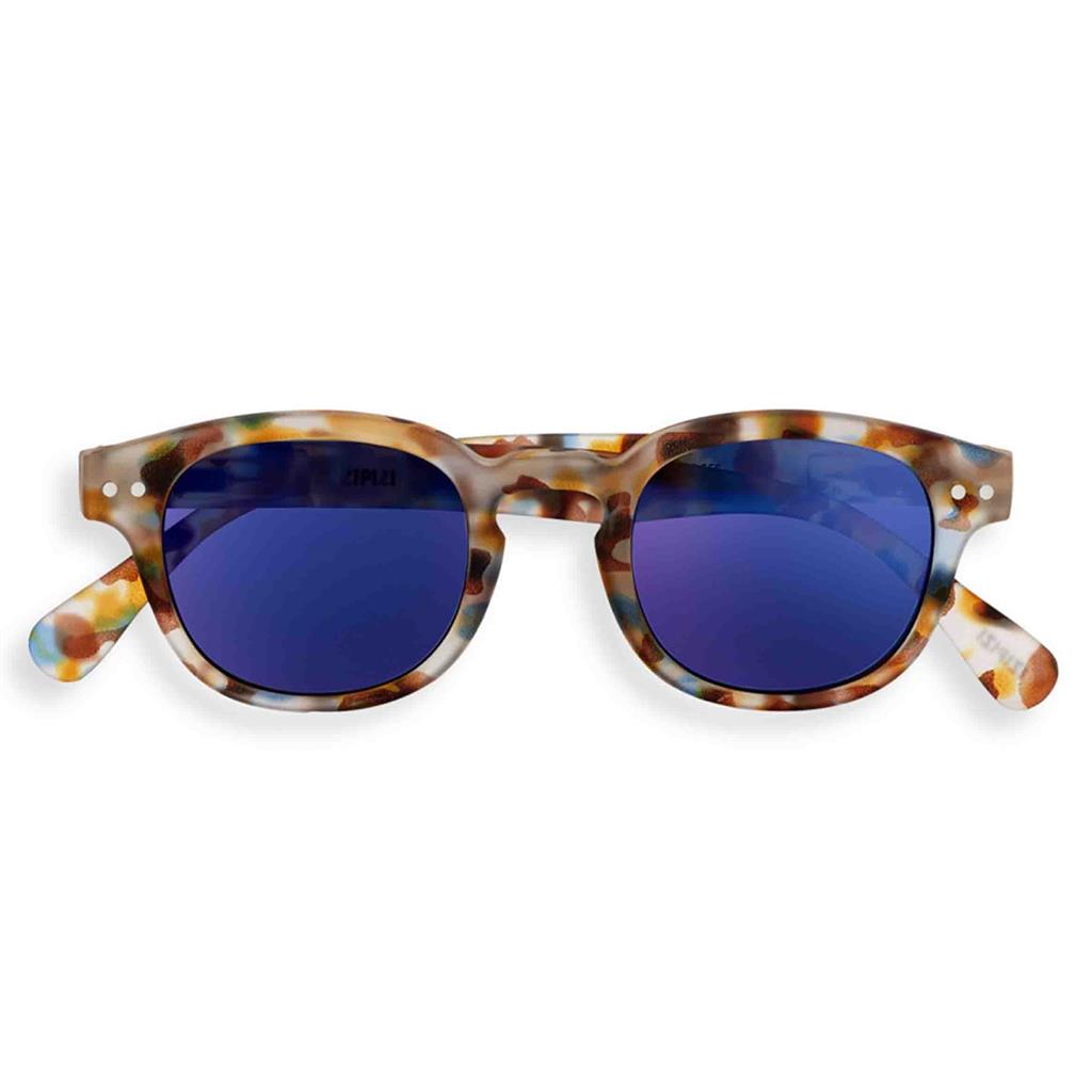 Lunettes de soleil junior #C bleu miroir (5-10 ans)