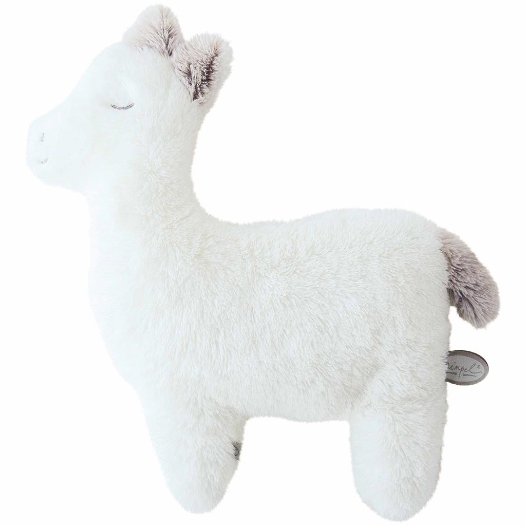 Soft toy (pancake) alpaca Lulu