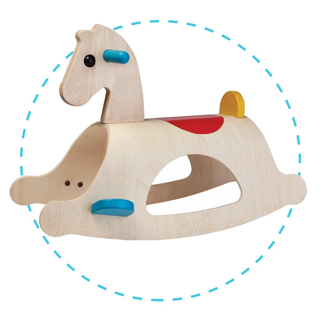 Rocking horse Palomino